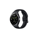 ساعة Xiaomi Watch 2 إطار أسود مع حزام TPU أسود
