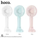 مروحة يدية صغيرة Hoco DF07 قابلة للشحن مع حامل هاتف – 1200mAh